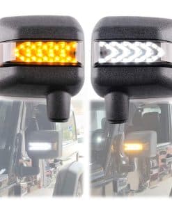 KMFCDAE Espejo Lateral LED con Luces de Señal de Giro