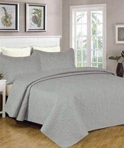 Set de colcha de cama extragrande de 2 piezas para