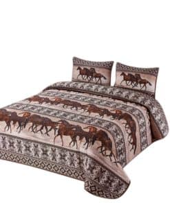 Juego de Cama de Colcha de Tamaño Queen de 3 Piezas con