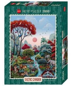 Rompecabezas Heye Wildlife Paradise de 2000 Piezas, Plata