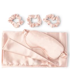 Set de sueño sedoso SACHEU - 100% Satín, Juego de funda de