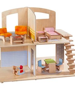 Casa de Muñecas HABA Little Friends Town Villa con 10