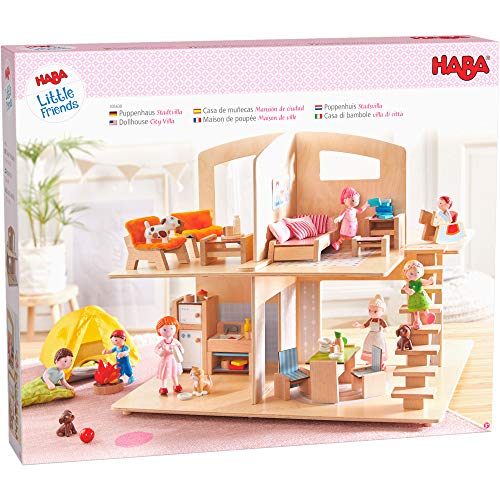 Casa de Muñecas HABA Little Friends Town Villa con 10 - Imagen 10