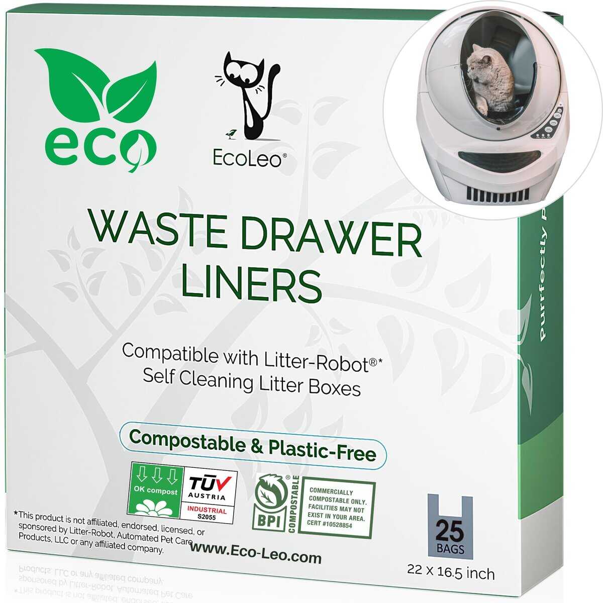 EcoLeo, Compatible con Litter-Robot 3, Bolsas de