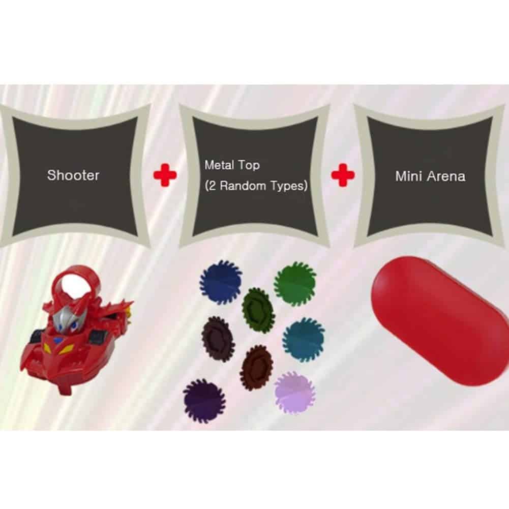 Set de Juego de Trompos de Metal MONKART DRAKA - Imagen 5