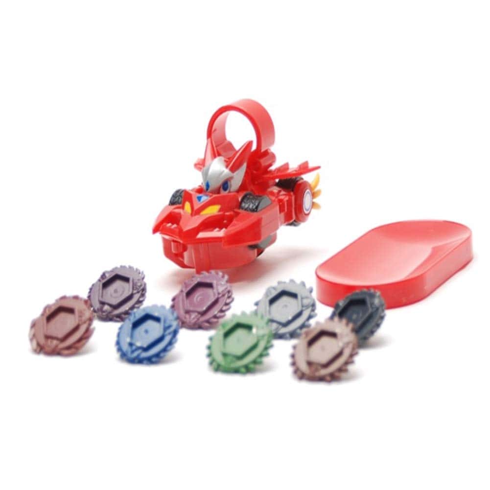 Set de Juego de Trompos de Metal MONKART DRAKA