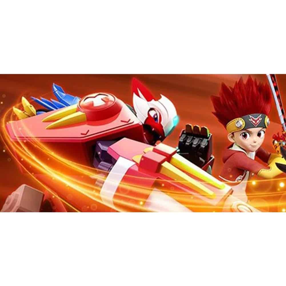 Set de Juego de Trompos de Metal MONKART DRAKA - Imagen 4