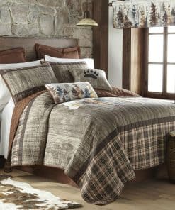 Colcha Donna Sharp Queen/Full - Colcha Lodge de Algodón con