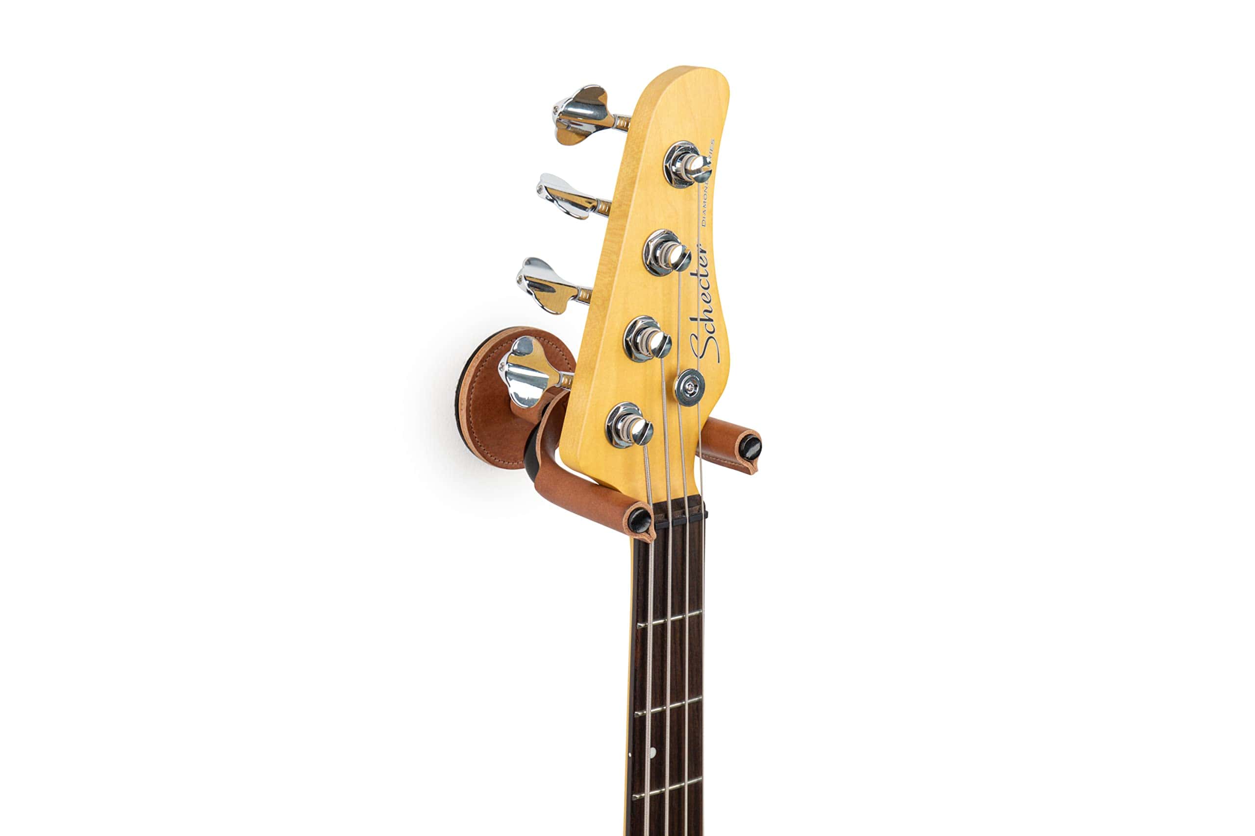 Colgador de guitarra de acero forjado -Negro y bronceado - Imagen 9