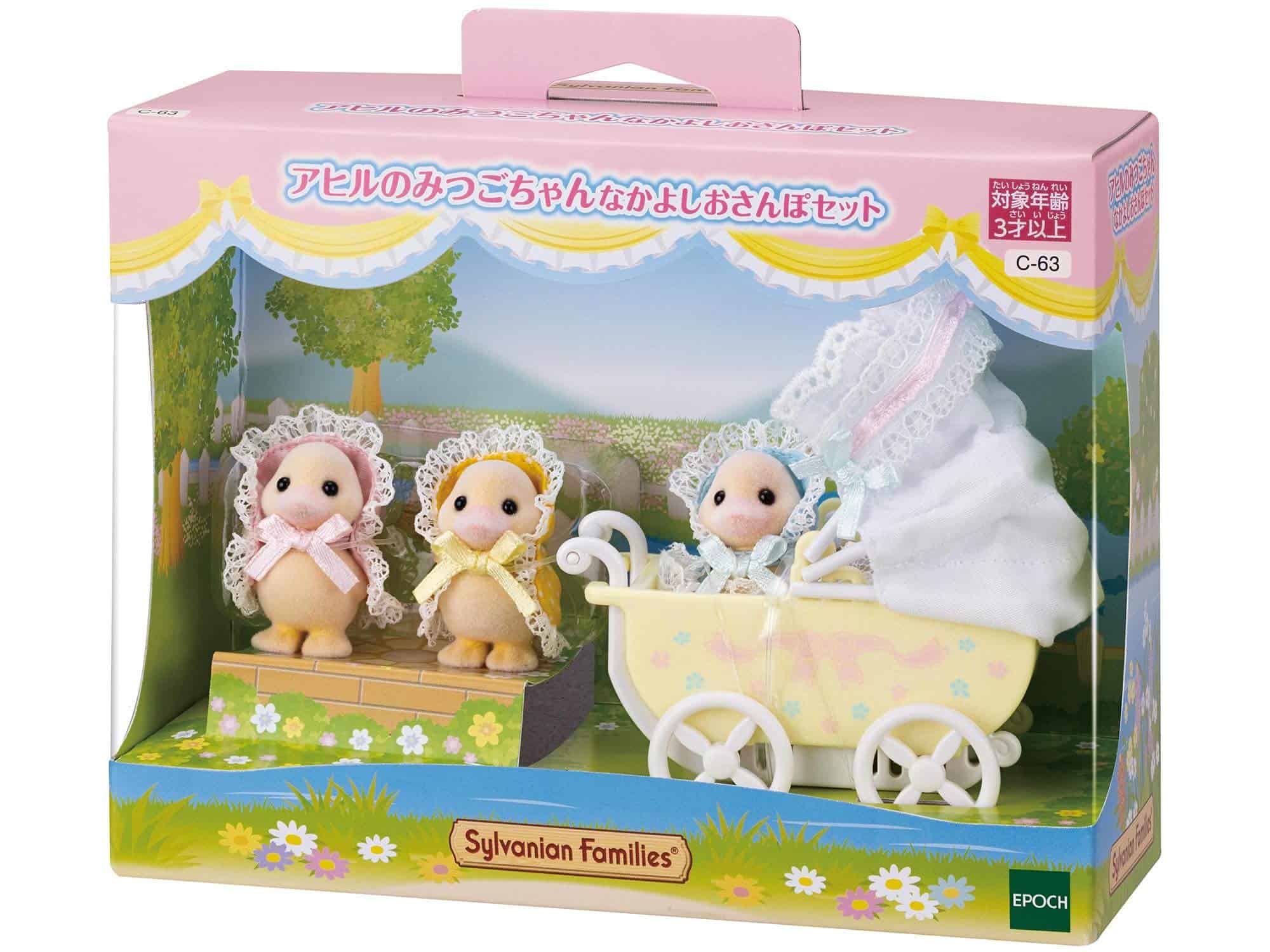Set de Paseo de los Patitos Sylvanian Family Mitsugo Sanpo, - Imagen 3