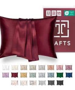 Funda de almohada de seda pura 100% de morera de 22 mm para