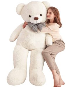 Peluche de Oso Teddy Gigante IKASA (Blanco, 59 pulgadas)