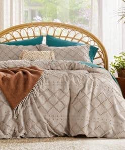 Juego de Funda nórdica Queen Size Boho de Bedsure - Ropa de