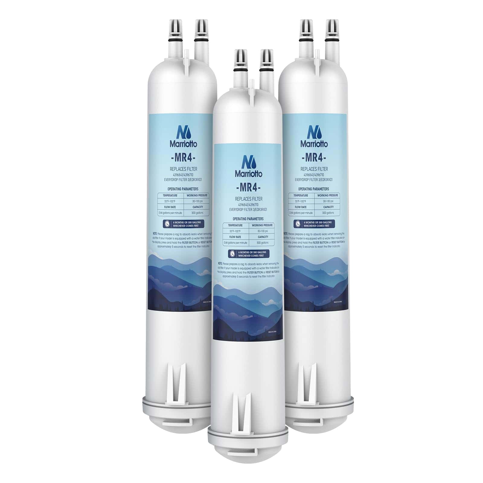 Filtro de agua para refrigerador MARRIOTTO MRW4 compatible
