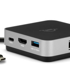 OWC USB-C Travel Dock E, 6 Puertos, Alimentado por Bus, USB