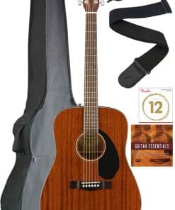Guitarra Acústica Dreadnought Fender CD-60S Top Sólido -
