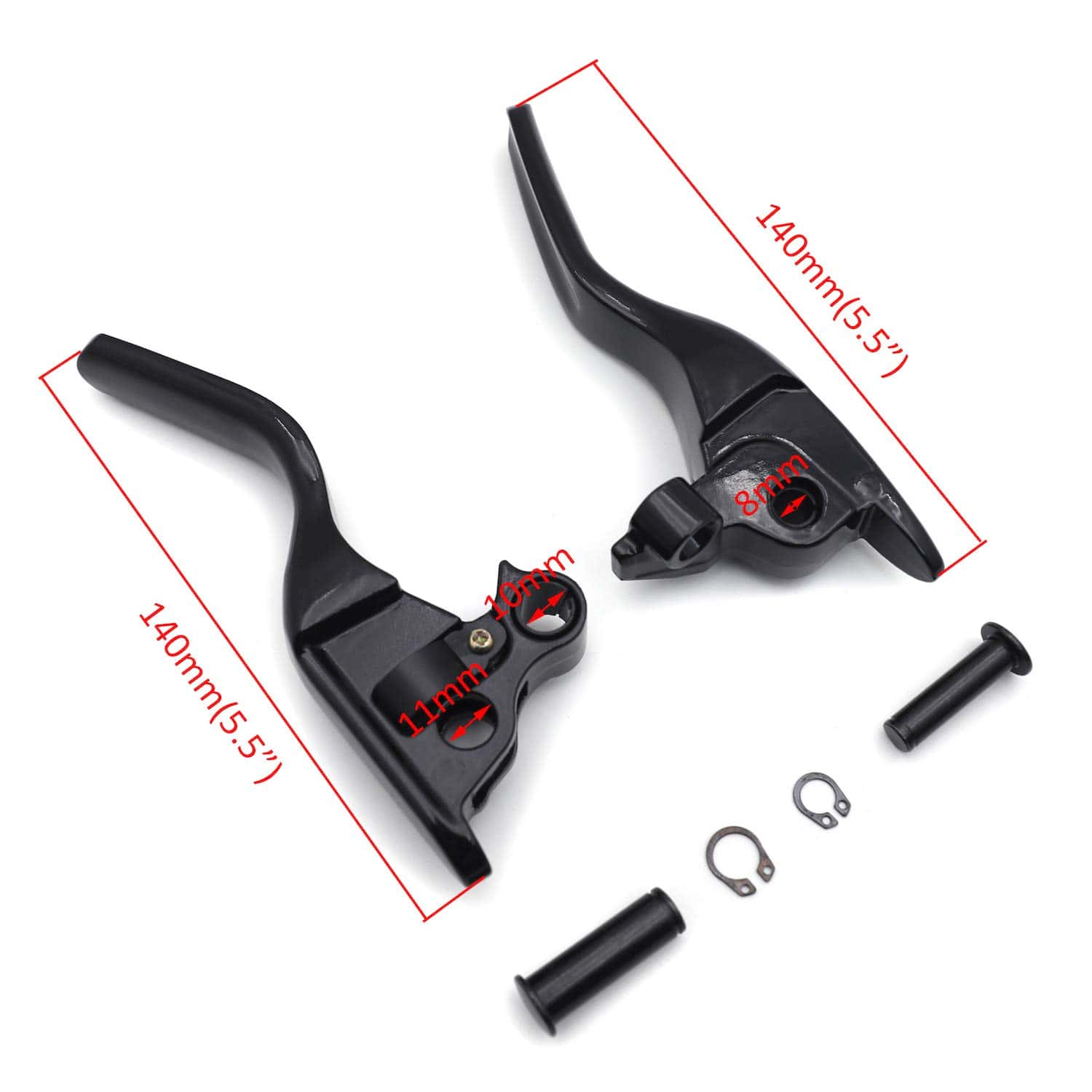 XKMT- Palanca de Freno Corta (Negra) Repuesto de Piezas de - Imagen 3