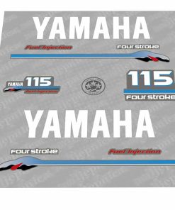 Set de calcomanías (pegatinas) Yamaha 115 Four Stroke