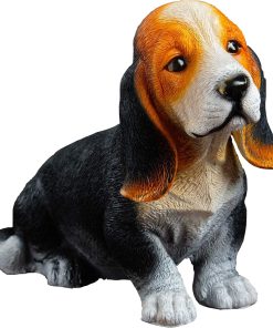 Alcancía de Perrito Basset Hound Adorable - 7.5 pulgadas