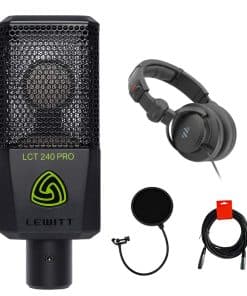 Micrófono de condensador Lewitt LCT-240 Pro (Negro) Paquete