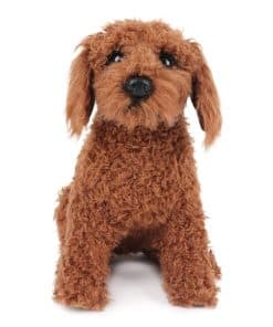 MY DOG - Peluche de Perro Toy Poodle Choco - Perro de Felpa