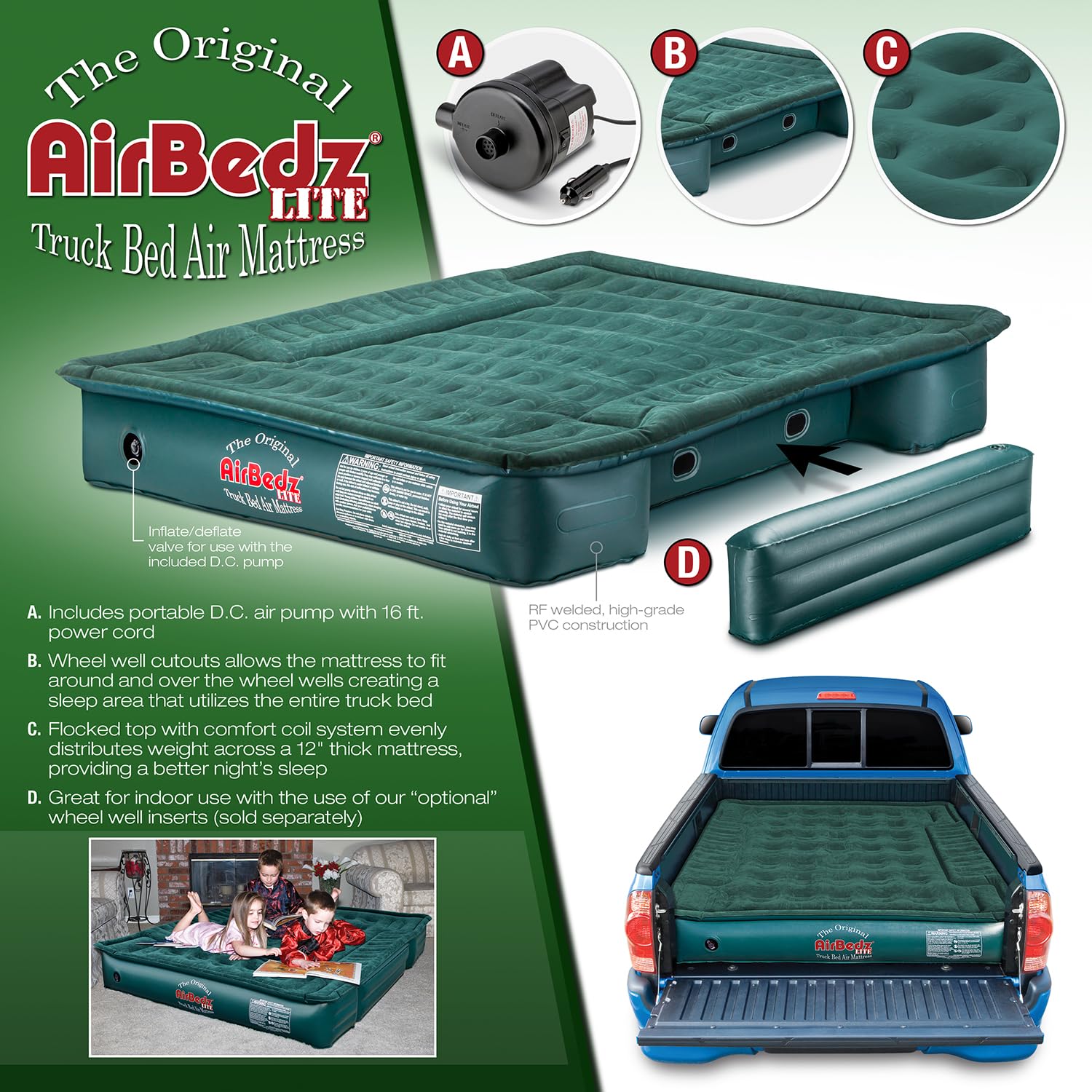 Colchón de Aire AirBedz by Pittman Outdoors - Lite Tamaño - Imagen 6