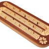 Tablero de Cribbage de Madera Continuo de 4 Pistas PALM