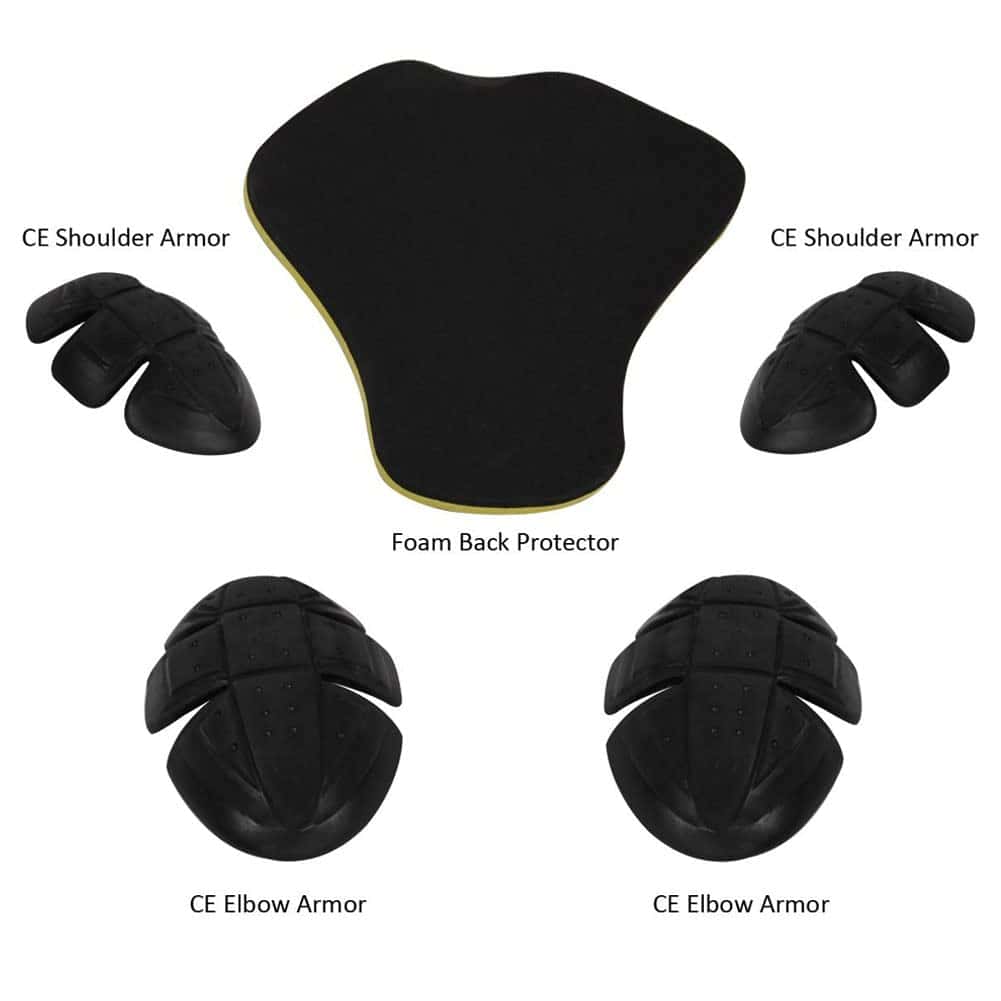 Chamarra de moto perforada de malla reflectante para - Imagen 6