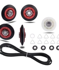 Kit de Reparación de Secadora Polea de Tambor Rueda Correa