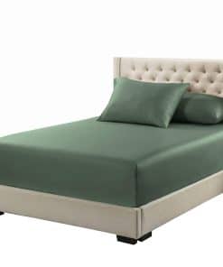 Sábana Ajustable de Bambú, Suave y Transpirable,