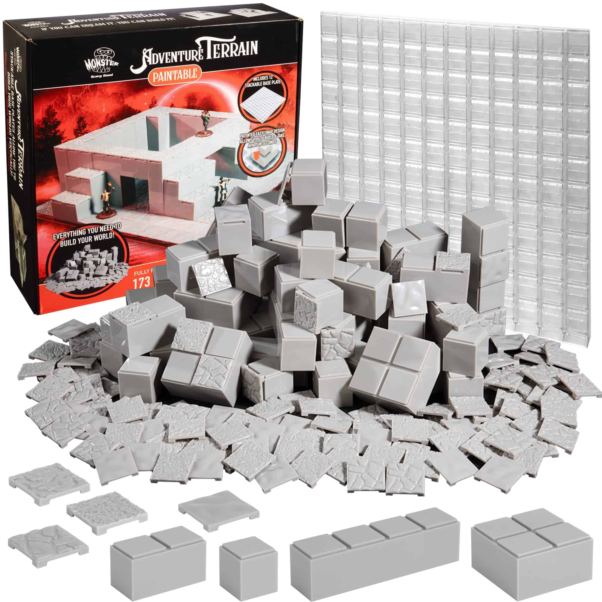 Monster Adventure Terrain - 173pc Set de Construcción