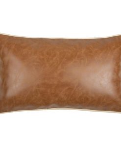 Funda de Almohada para Cojín Lumbar Kidney de Piel