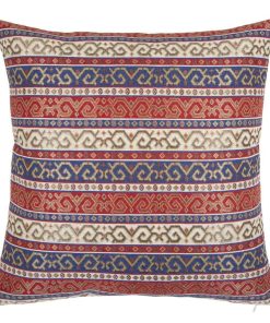 Fundas de cojín pillowerus Kilim rojo y azul - 20 x 20