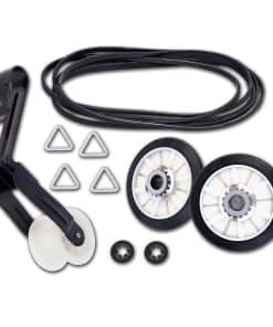 Kit de reparación de secadora Rodillos de tambor Correa