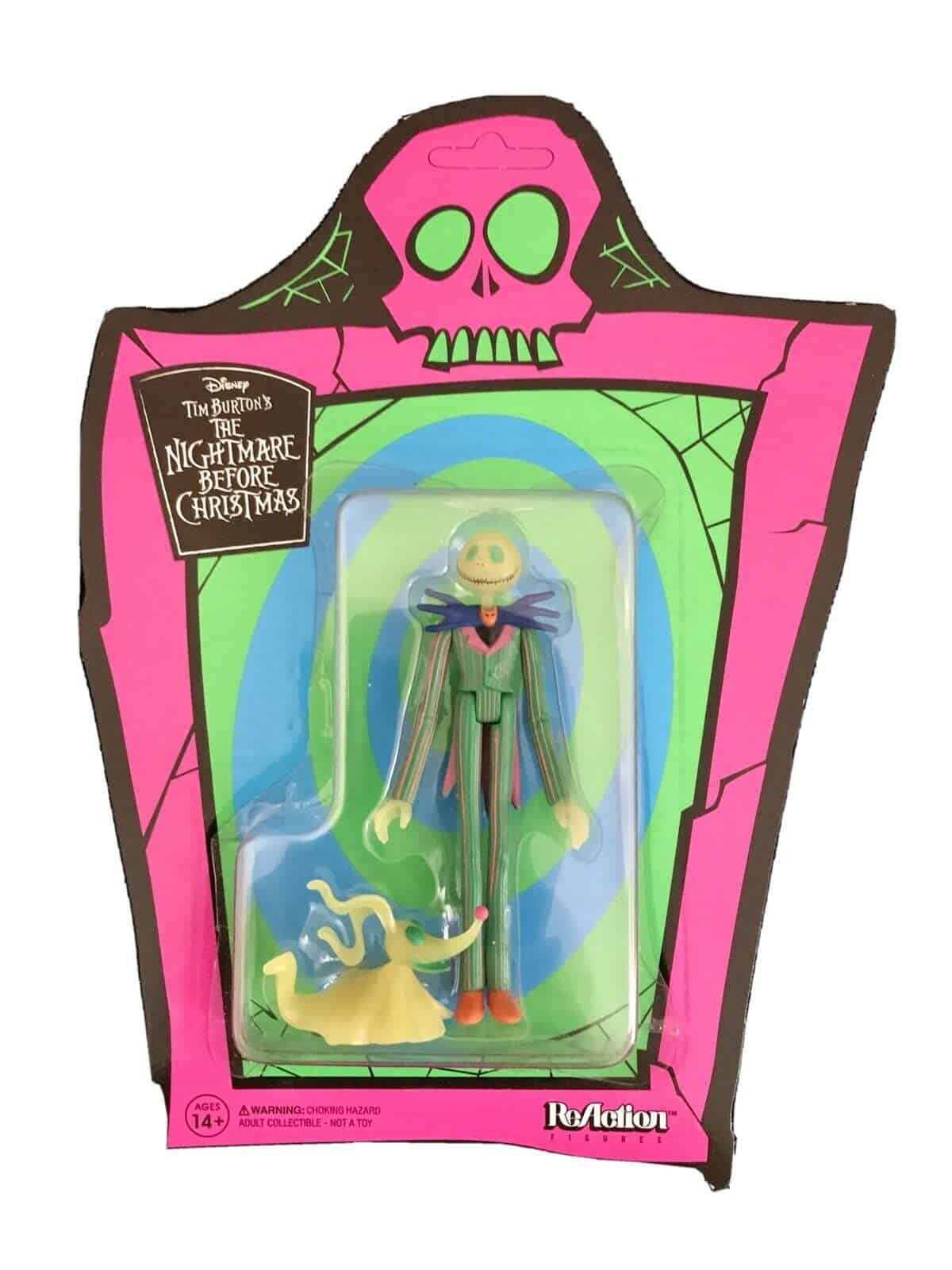 Figura de reacción Super7 Jack Skellington GITD de