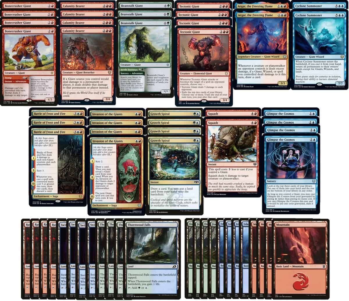 Mazo Elite Temur Giant - Azul Verde Rojo - Muy Poderoso -