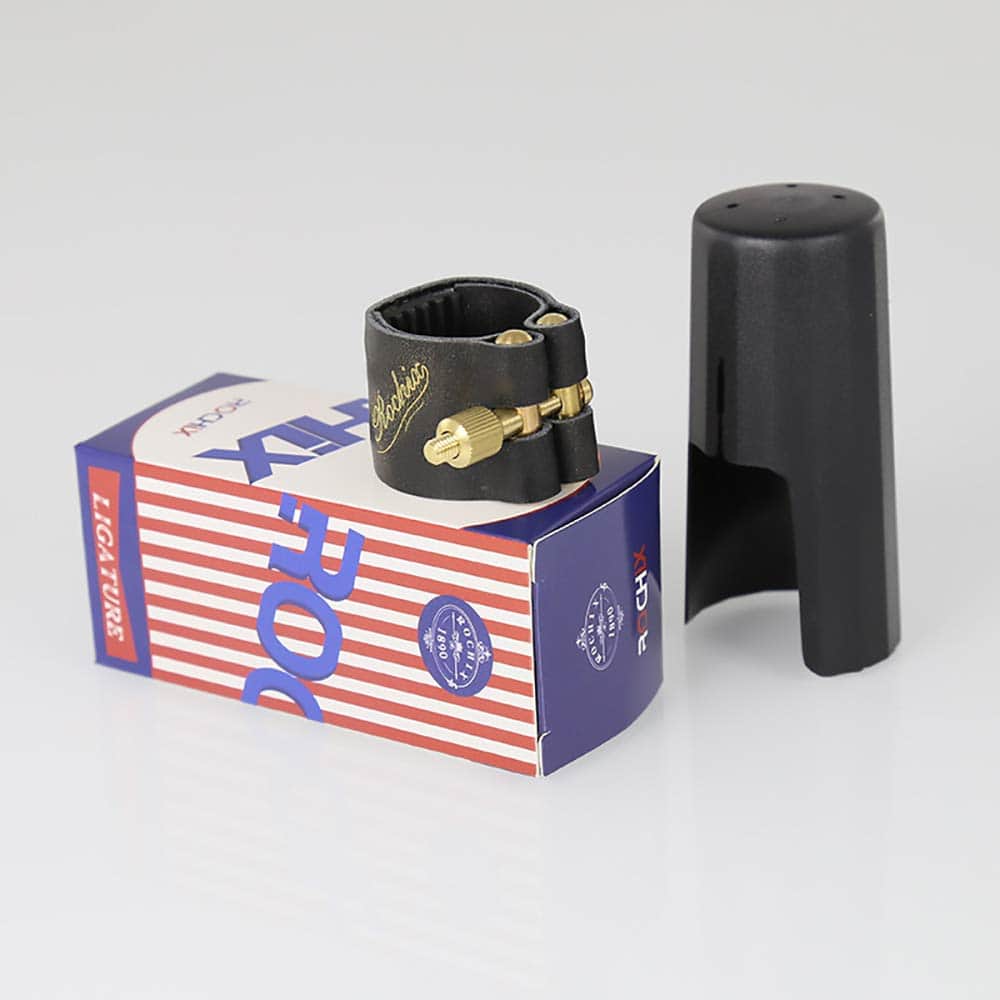 Abrazadera de Cuero Genuino Rochix y Tapa de Plástico para