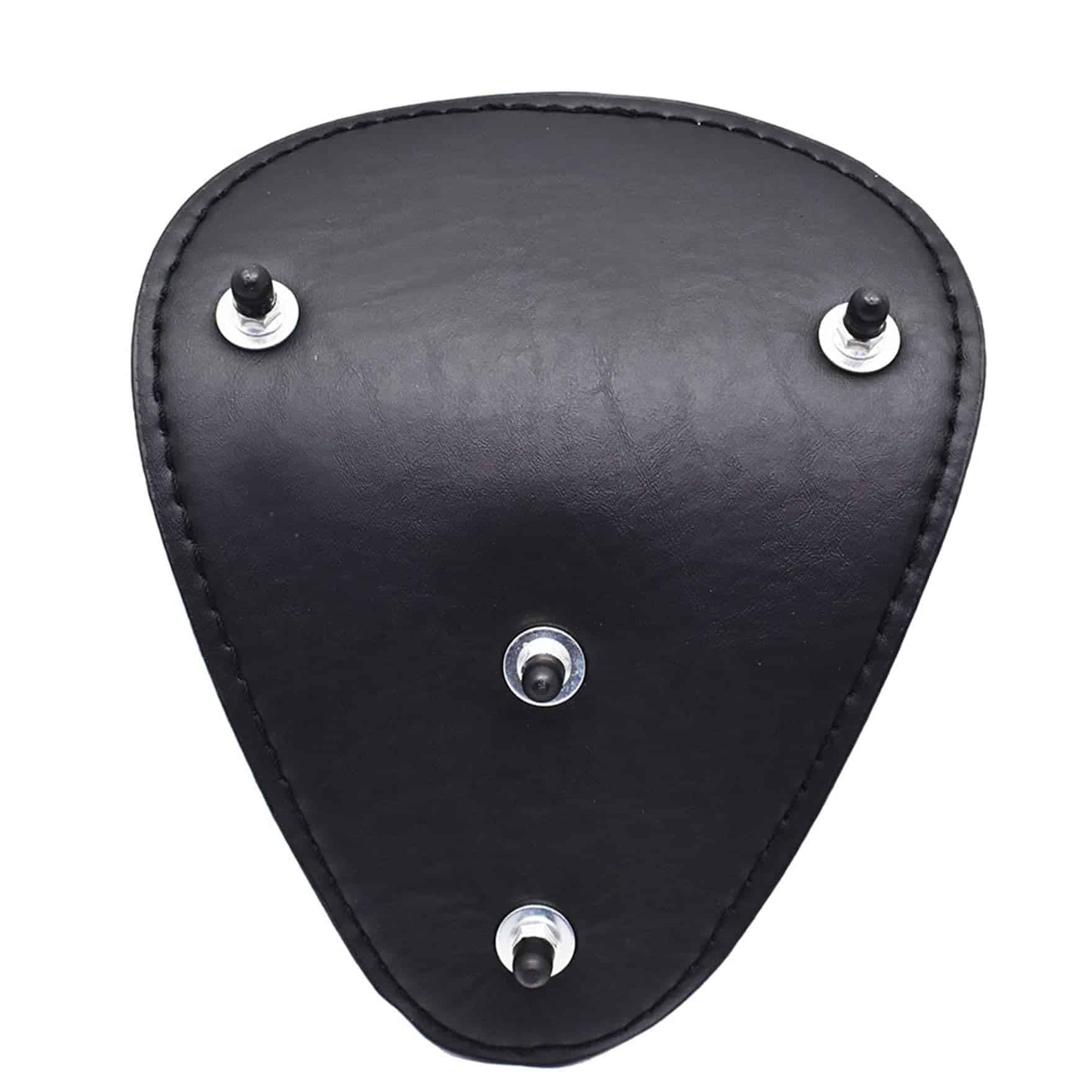 Asiento Individual de Motocicleta de Cuero PU con Resorte y - Imagen 3