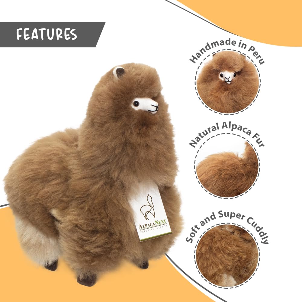AlpacaNext Llama Peluche - 12 pulgadas. Lindo, Suave y - Imagen 6