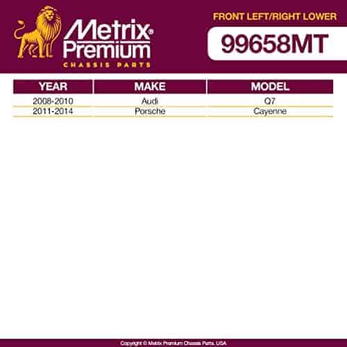 Conjunto de brazo de control inferior Metrix Premium frente - Imagen 3