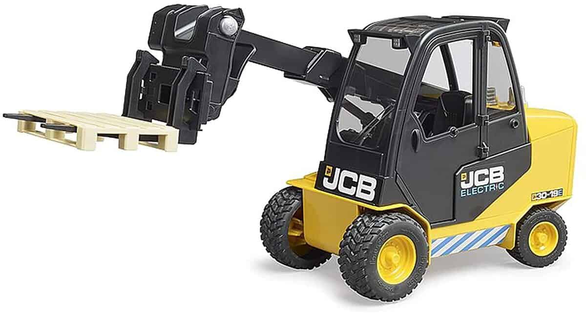 Bruder - JCB Teletruk con Paleta (02512) - Para Edades (4)