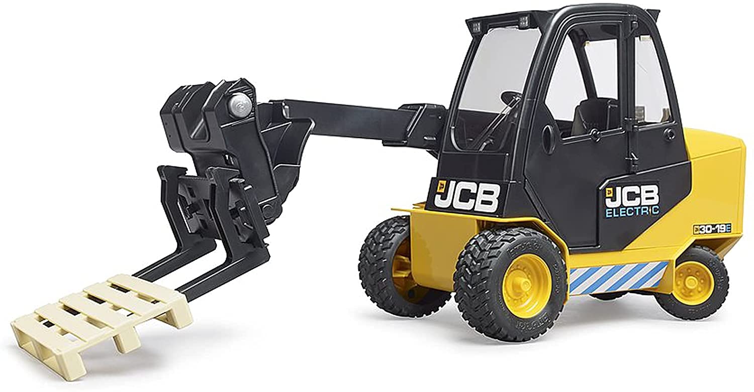 Bruder - JCB Teletruk con Paleta (02512) - Para Edades (4) - Imagen 4