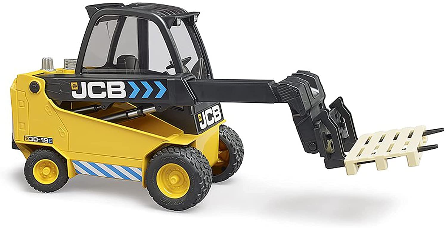 Bruder - JCB Teletruk con Paleta (02512) - Para Edades (4) - Imagen 3