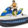 Bruder 63151 Moto de Agua Personal con Conductor
