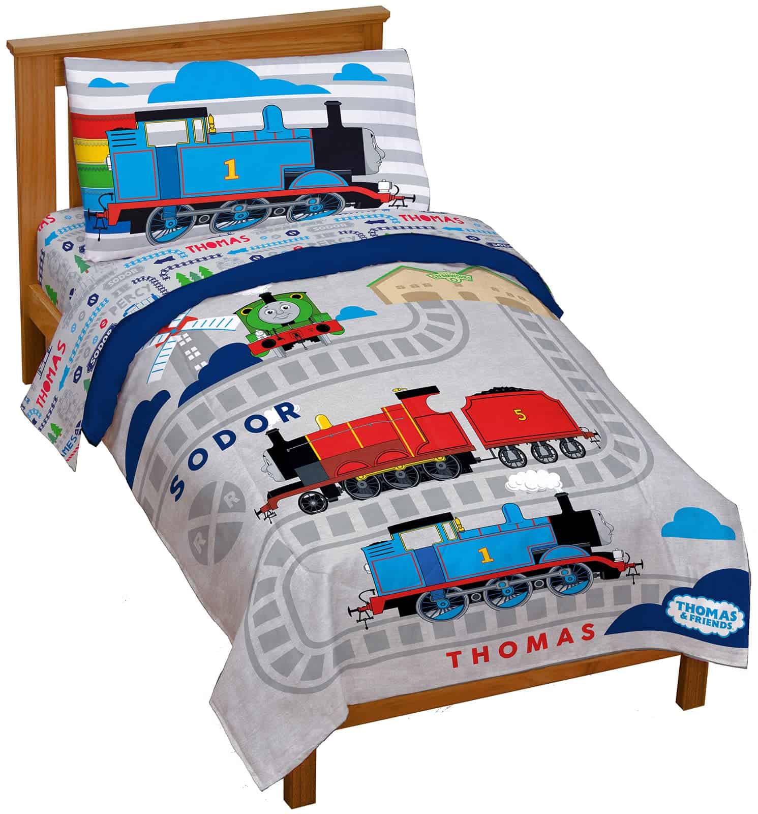 Juego de cama para niños Jay Franco Thomas & Friends Rail