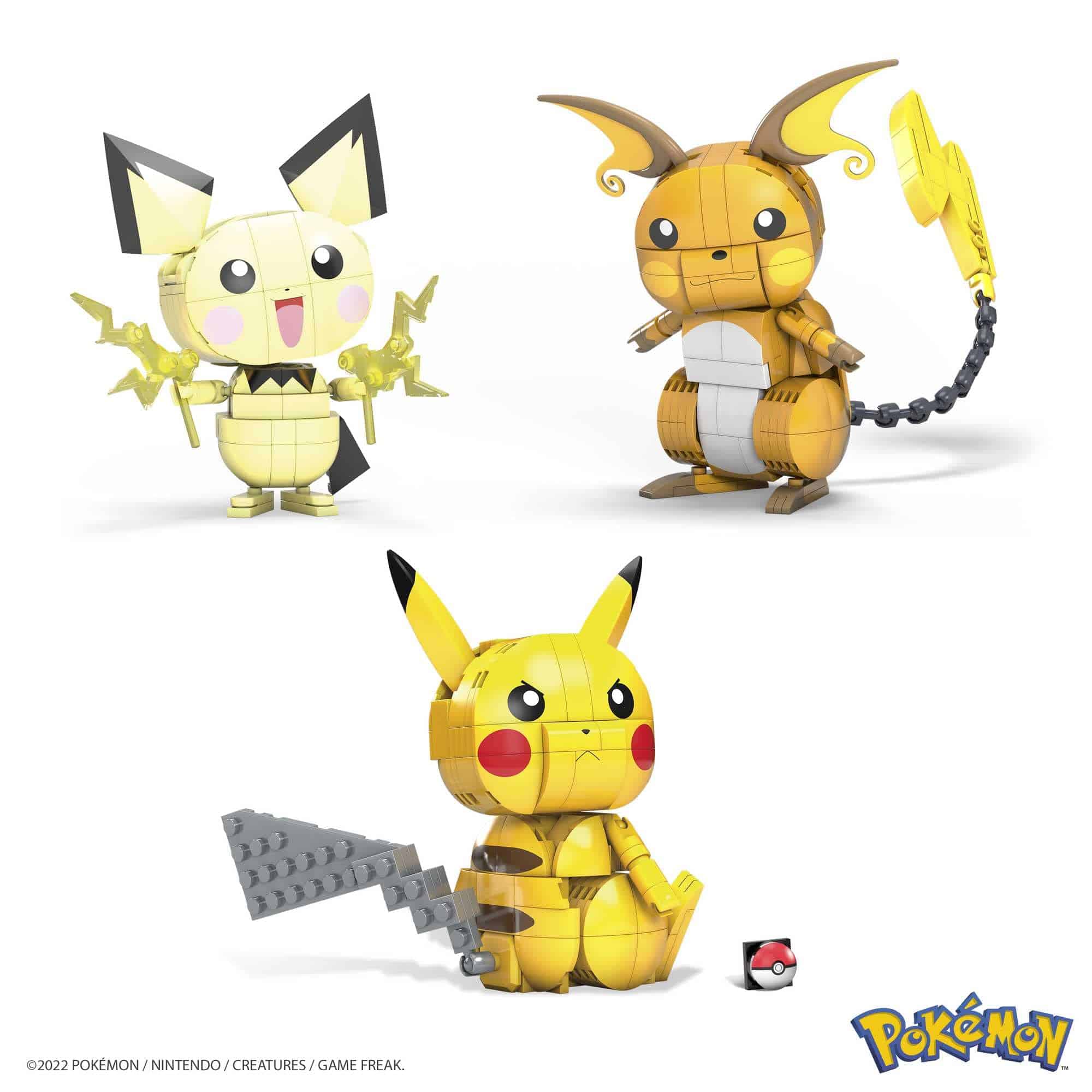 Set de Juguete de Figuras de Acción MEGA Pok�mon, Pikachu, - Imagen 3