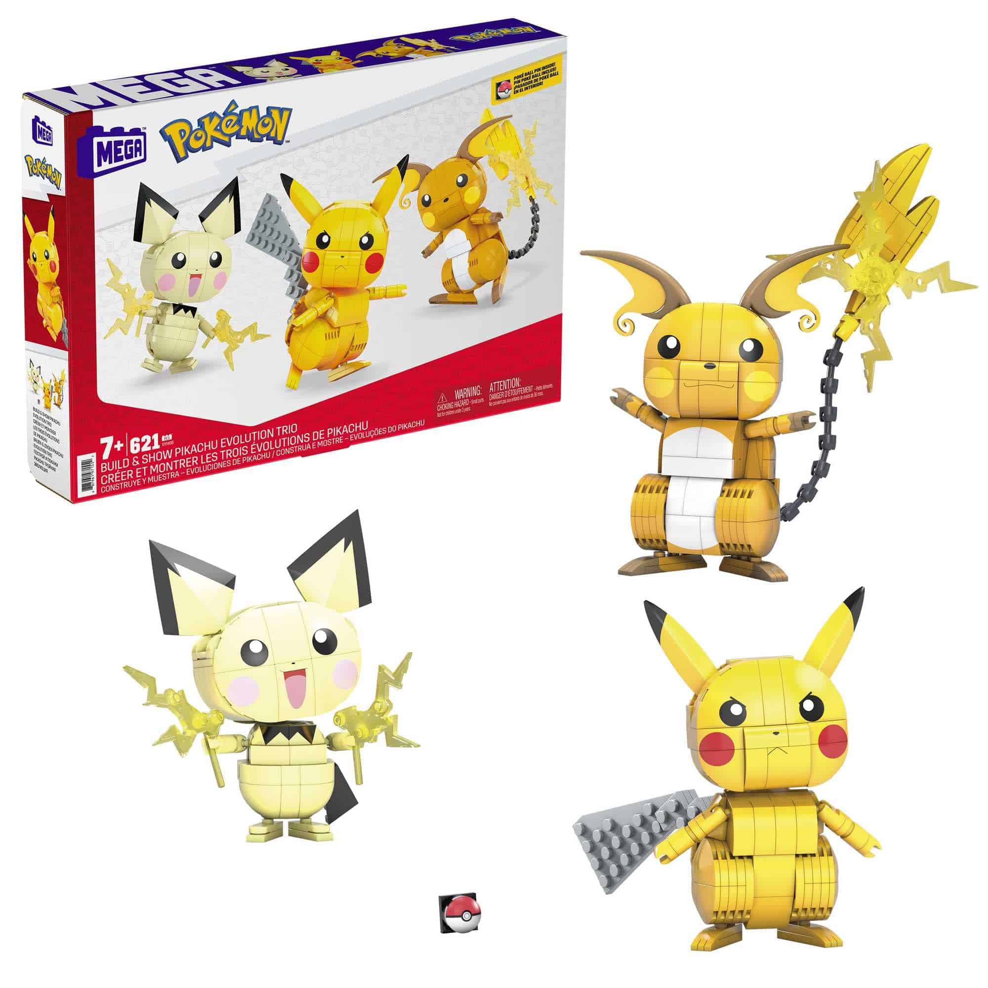 Set de Juguete de Figuras de Acción MEGA Pok�mon, Pikachu,