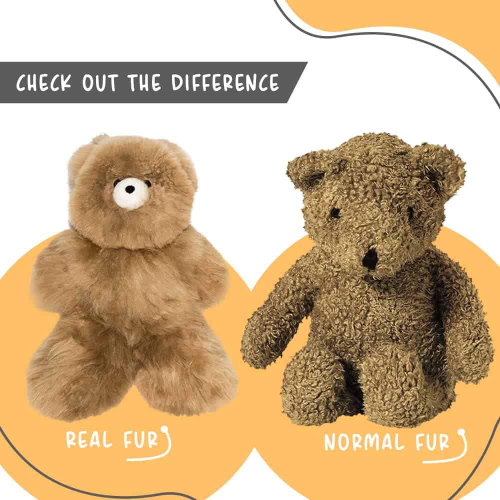 Oso de peluche de alpaca suave y tierno AlpacaNext - 18 - Imagen 5