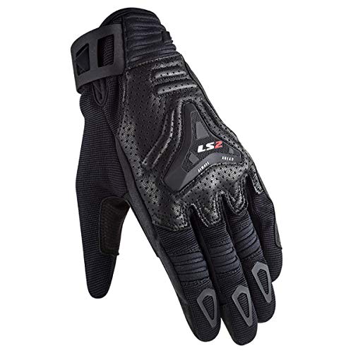 Guantes de turismo todo terreno para hombre LS2 (Negro -