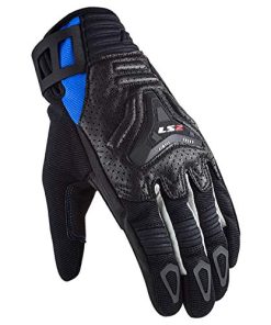 Guantes de turismo todo terreno LS2 para hombre (Negro/Azul